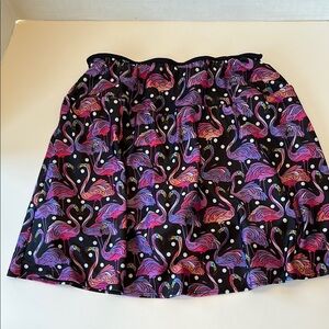 Sparkle Skirt Black and Purple flamingo’s Tennis or Pickleball skort